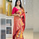 Royal Multicolor Soft Banarasi Silk Saree With Gorgeous Blouse Piece