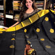 Black Soft Banarasi Silk Saree with Blouse 🔥