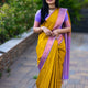 Mustard Yellow Soft Silk Saree with Elegant Blouse